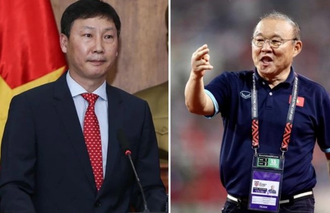 hlv-park-hang-seo-an-y-dong-tinh-voi-quyet-dinh-chon-nhan-su-cua-hlv-kim-sang-sik